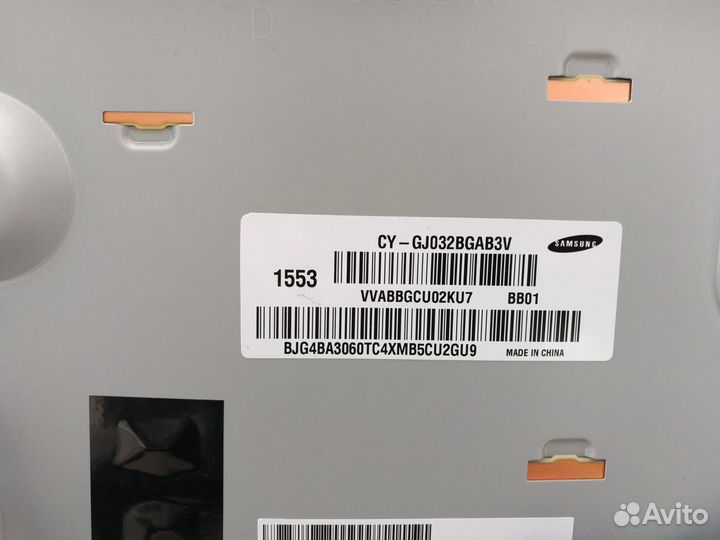 Телевизор samsung UE32J5520 (Разбор)