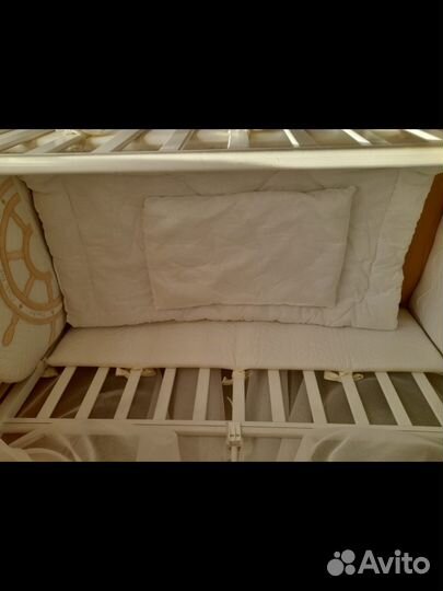 Детская кровать до 3 лет полный комплект