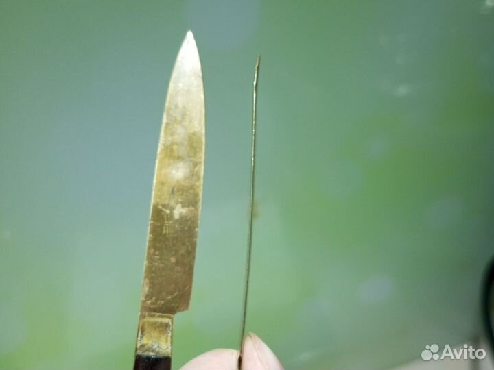 Нож 15 см, бронза со штампом, СССР