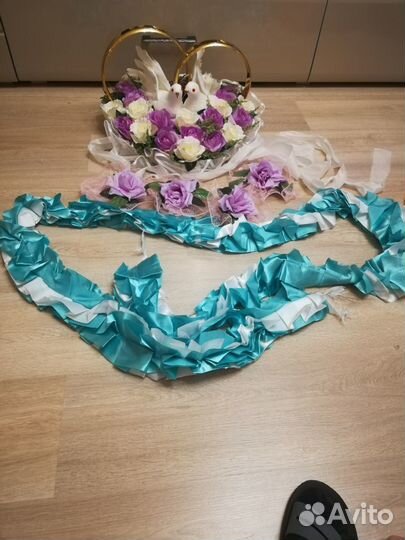 Свадебное укашение на авто