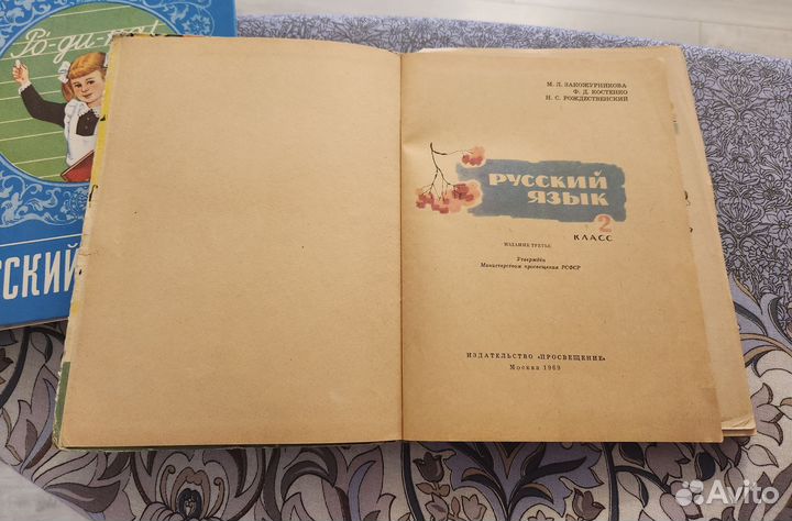 Учебник Русский язык 2 класс Закоружникова 1969