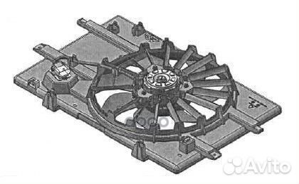 Э/вентилятор охл. для а/м Haval M6 (21) 1.5T (с