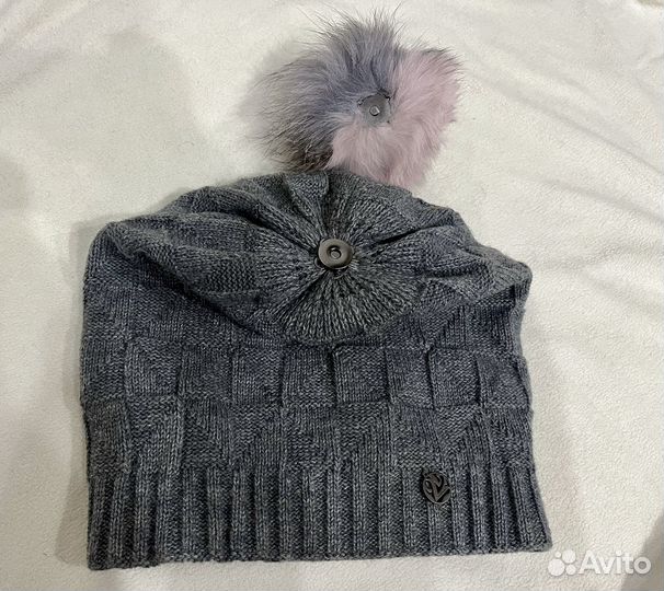 Шапка и снуд зима