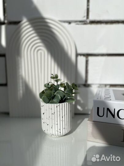 Декор из гипса, ваза, кашпо, подносы