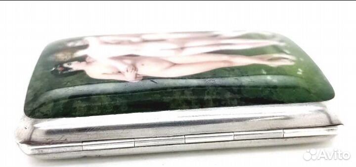 Портсигар серебряный 1910 года