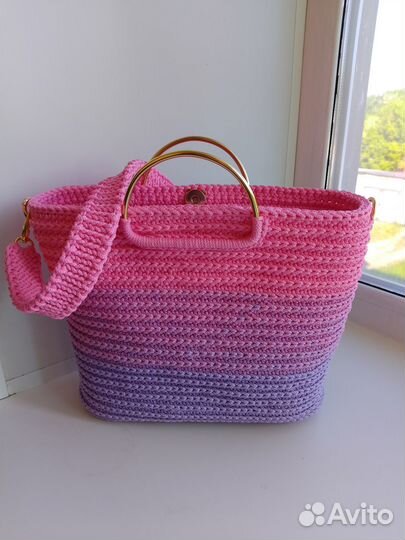 Сумка шоппер ручная работа