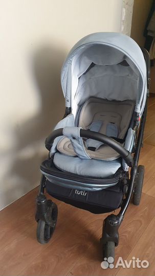 Коляска Tutis Viva 4 Luxury 3 в 1 №063 Turquo