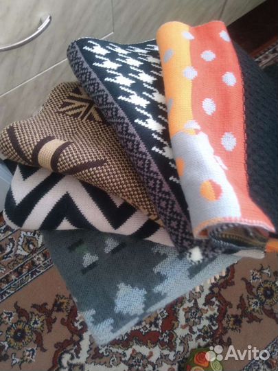 Толстые теплые шарфы