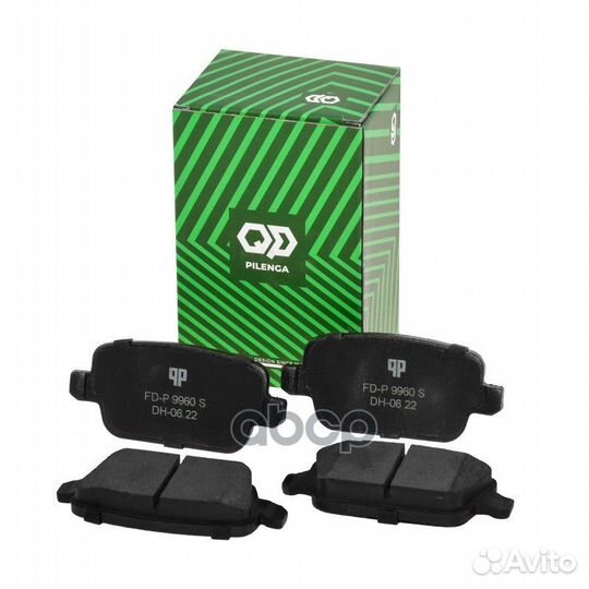 Колодки тормозные дисковые задние fd-p9960s PIL
