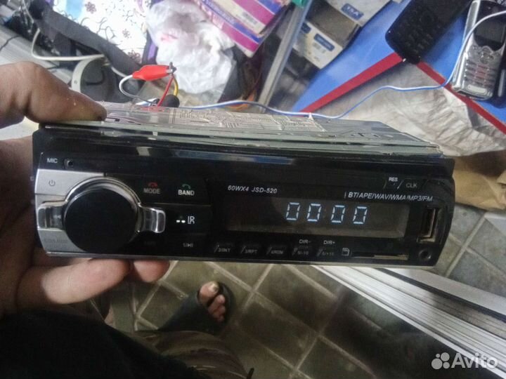 Китайская дешевая магнитола с bt,usb и sd(склад)