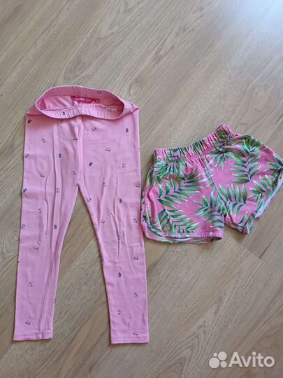 Вещи пакетом на девочку 116 лето