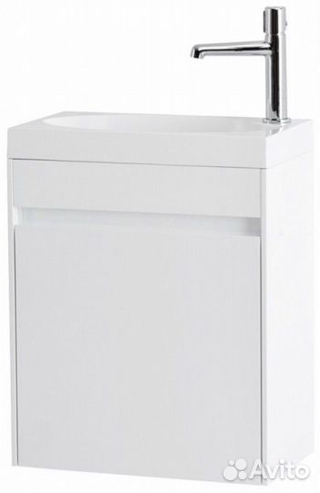 Тумба с раковиной BelBagno Pietra Mini 46L Bianco Lucido