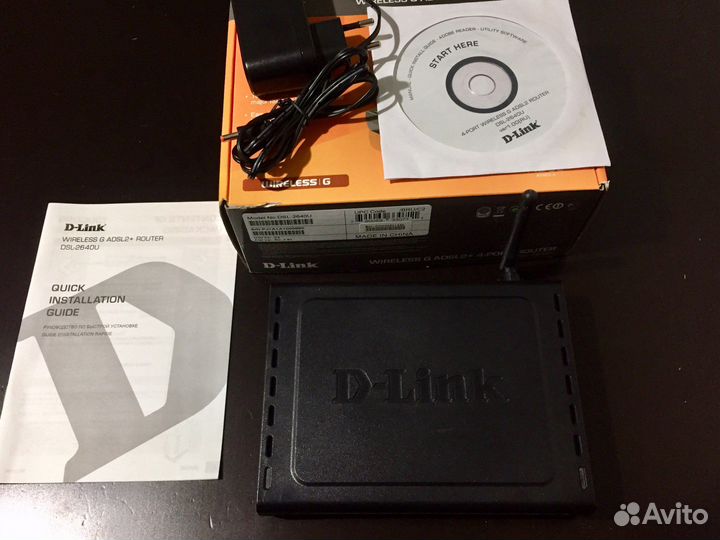 Wi-Fi роутер D-link DSL-2640U