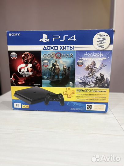 Sony playstation 4 slim 1tb 2 джойстика