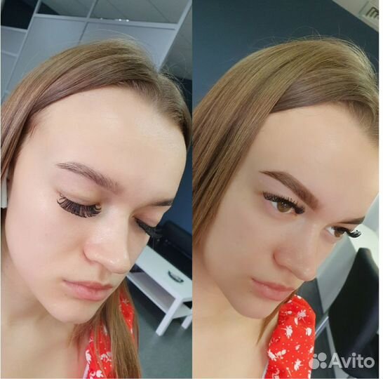 Брови Долговременная укладка Ламинирование бровей
