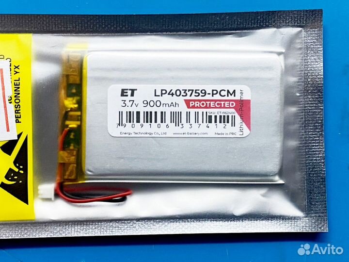 Аккумулятор ET LP403759-PCM