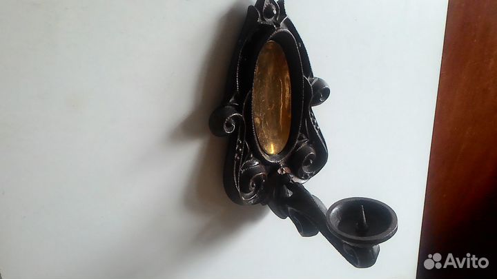 Подсвечник настенный СССР на 1 свечу