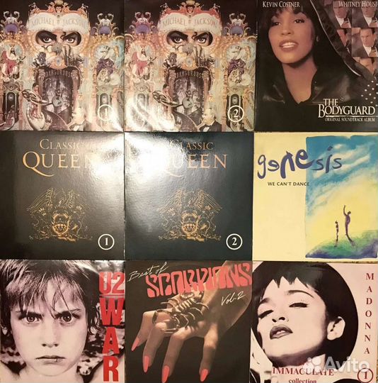 Виниловые пластинки. С 1 по 3-е фото - не играные