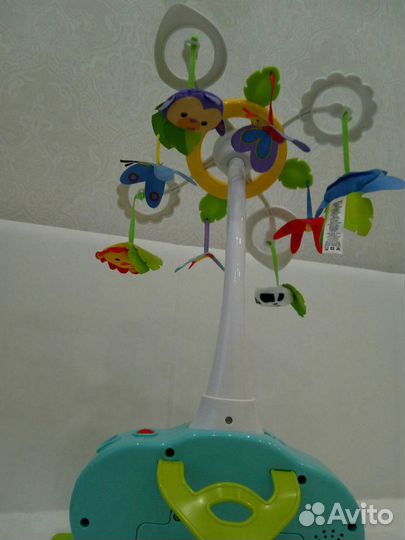 Fisher Price Мобиль в кроватку 2 в 1 и Карусель
