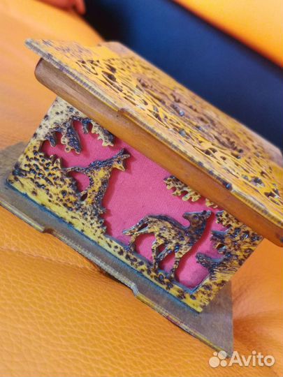 Шкатулка деревянная СССР