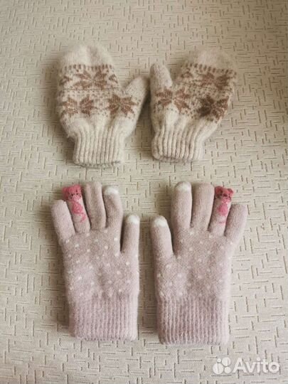 Варежки, перчатки на 7 лет