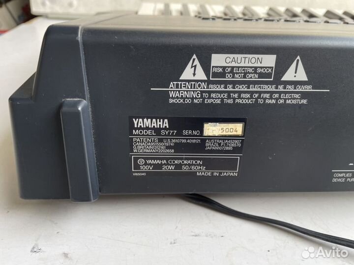Синтезатор - рабочая станция yamaha SY77