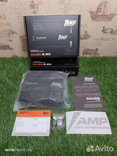 Новый усилитель AMP mass 2.60 400W