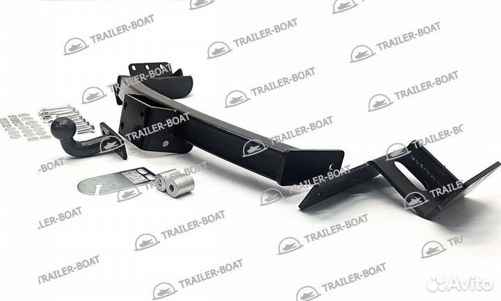 Фаркоп Mitsubishi Pajero Sport 2016-XX, рама и крюк шар 50 мм, 24851