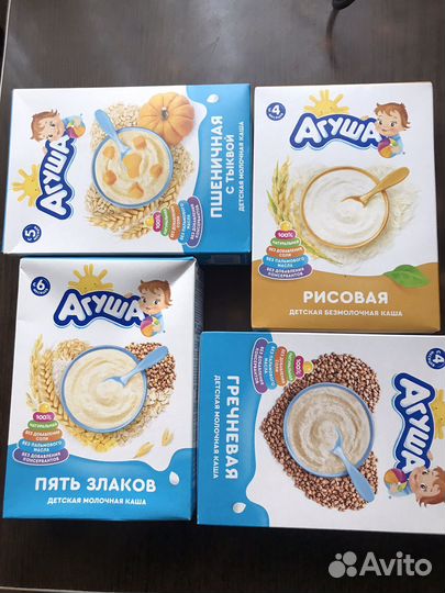 Детские каши агуша