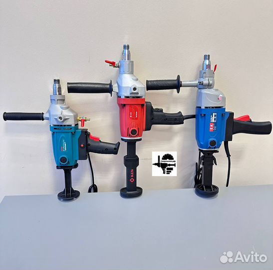 Дрель алмазного сверления в ручную и со стойкой