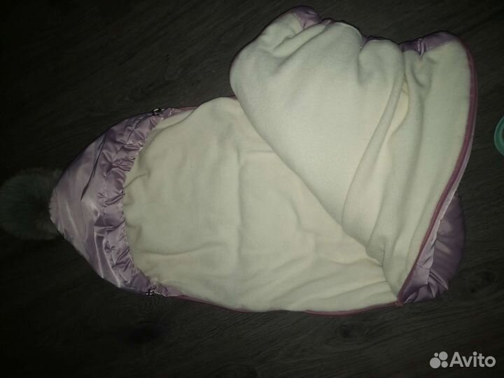 Зимний конверт на выписку