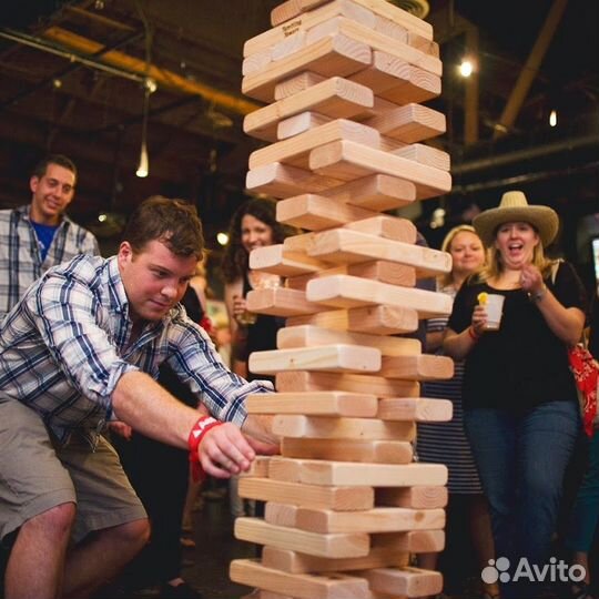 Дженга большая гигантская, цена за 2 дня игры