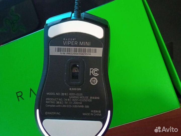 Игровая мышь razer viper mini