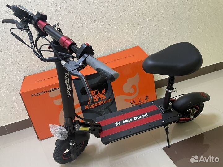 Электросамокат kugoo max speed новый