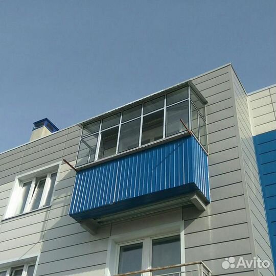 Остекление балконов и лоджий,внутренняя отделка