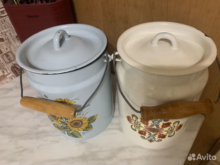 Бидон эмалированный