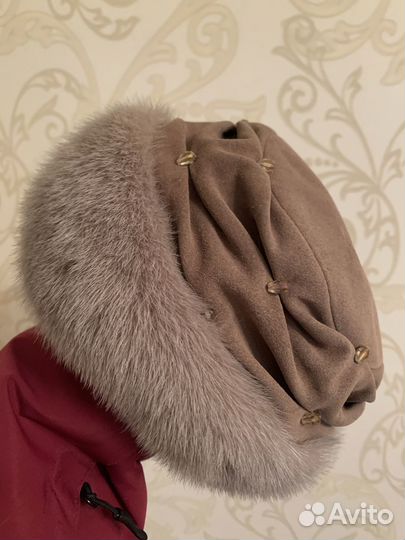 Шапка норковая женская новая