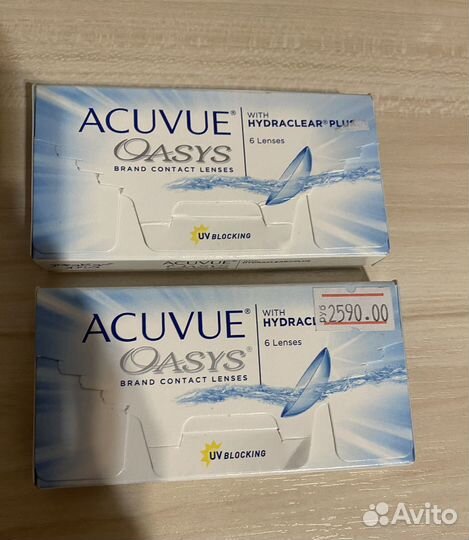 Линзы контактные acuvue oasys двухнедельные