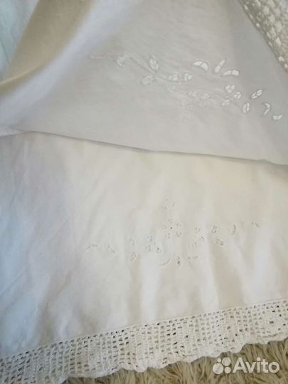 Ажурная простынь для убранства русской избы