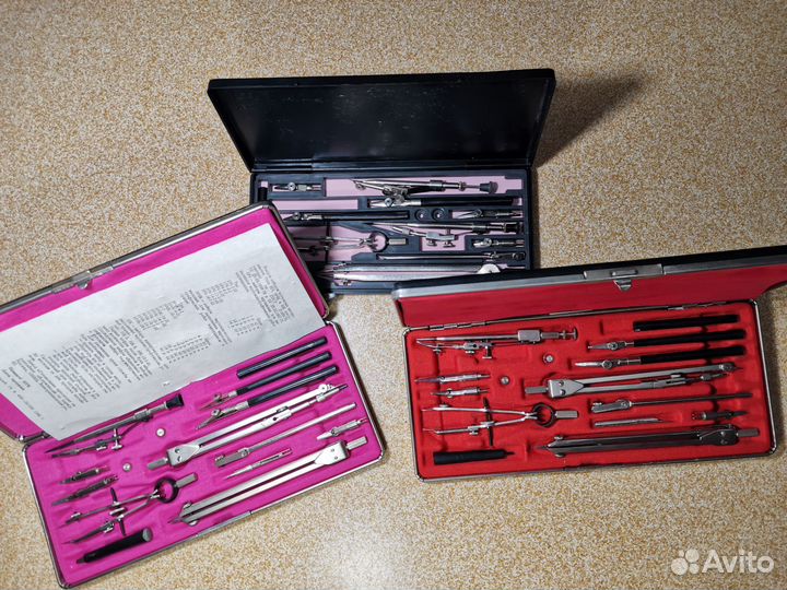 Чертежный набор готовальня СССР