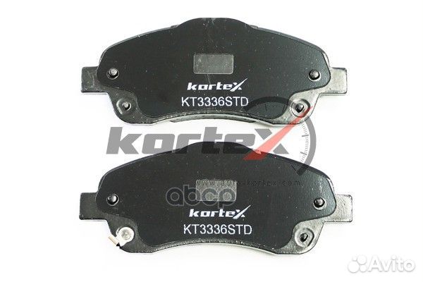 Колодки тормозные дисковые перед KT3336STD kortex