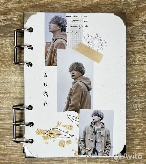 Bts биндер для карт юнги