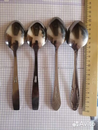 Столовые приборы СССР нержавейка ложки, вилки