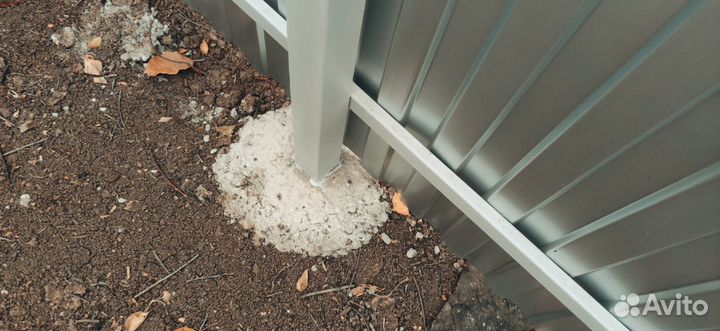 Забор профлист под ключ