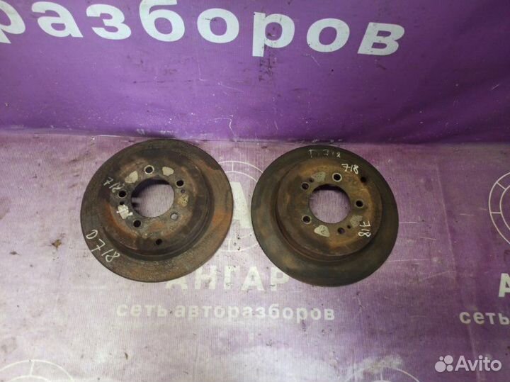 Диск тормозной задний Peugeot 4007 EP DW12