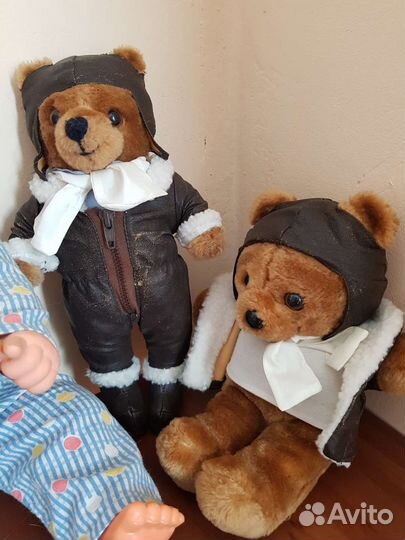 Кукла пупс Гдр, мишки авиаторы