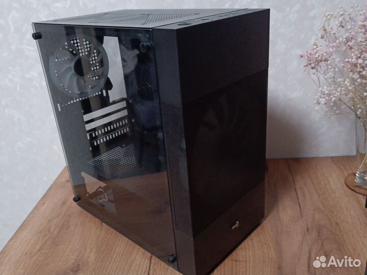 Корпус mATX Aerocool Atomic Lite-G-BK-v2
