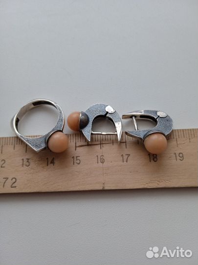 Серьги, перстень