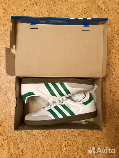 Adidas samba og white/green