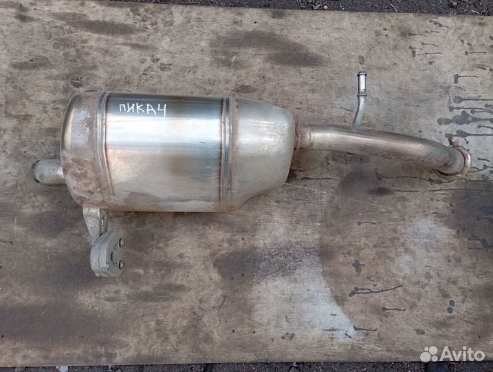 Задняя банка глушителя на Киа Пиканто 2019 года